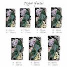 【彫姫】【手帳型】唐獅子牡丹　和彫りデザイン