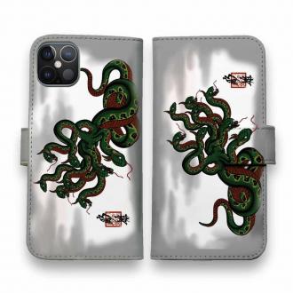 【彫姫】【手帳型】オロチ　和彫りデザイン