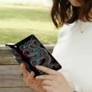 【彫姫】【手帳型】龍　和彫りデザインNo.2