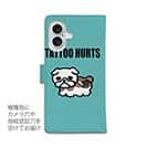 【彫姫】【手帳型】TATTOO HURTS 犬