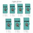 【彫姫】【手帳型】TATTOO HURTS ファックユー