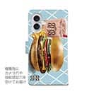 【ROMI HIME】【手帳型】ハンバーガー　ブルー