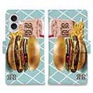 【ROMI HIME】【手帳型】ハンバーガー　グリーン