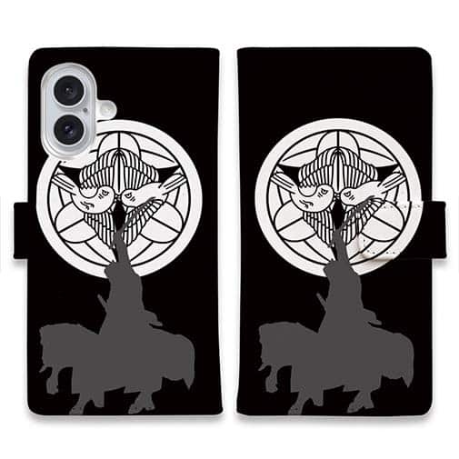 【彫姫】【手帳型】家紋 上杉謙信