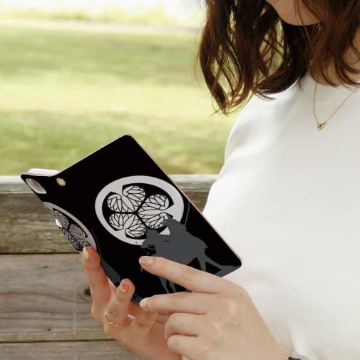 【彫姫】【手帳型】家紋 徳川家康