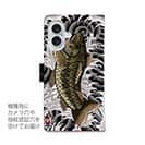 【彫姫】【手帳型】昇り黒鱒（ブラックバス）