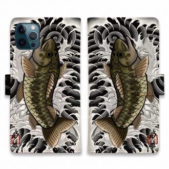 【彫姫】【手帳型】昇り黒鱒（ブラックバス）