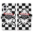 【彫姫】【手帳型】市松模様