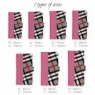 【Genuine】【手帳型】チェック柄　グレー＆ピンク