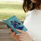 【彫姫】【手帳型】薔薇と蝶