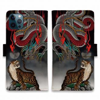 【彫姫】【手帳型】龍虎