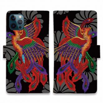 【彫姫】【手帳型】鳳凰