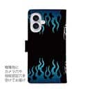 【彫姫】【手帳型】ファイヤーパターン