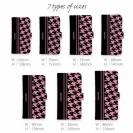 【Genuine】【手帳型】千鳥柄　ブラック＆ピンク