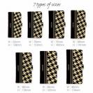 【Genuine】【手帳型】千鳥柄　ブラック＆ベージュ