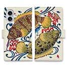 【手帳型】【FISH MAN】沖縄県紅型フィッシュ