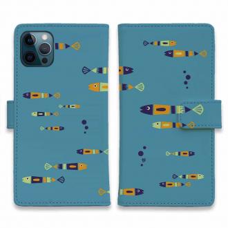 【手帳型】【釣りざんまい】レトロフィッシュ