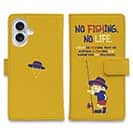 【手帳型】【釣りざんまい】釣りに行きたい少年_オレンジ