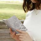 【Genuine】【手帳型】虎 ホワイト タイガー