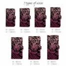 【Genuine】【手帳型】虎 タイガー ピンク