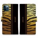 【Genuine】【手帳型】虎 タイガー ゴールド ライン