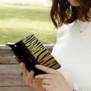 【Genuine】【手帳型】虎 タイガー ゴールド ライン