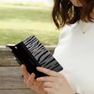 【Genuine】【手帳型】虎 タイガー シルバー ライン