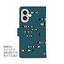 【手帳型】【釣りざんまい】レトロフィッシュ_北欧風