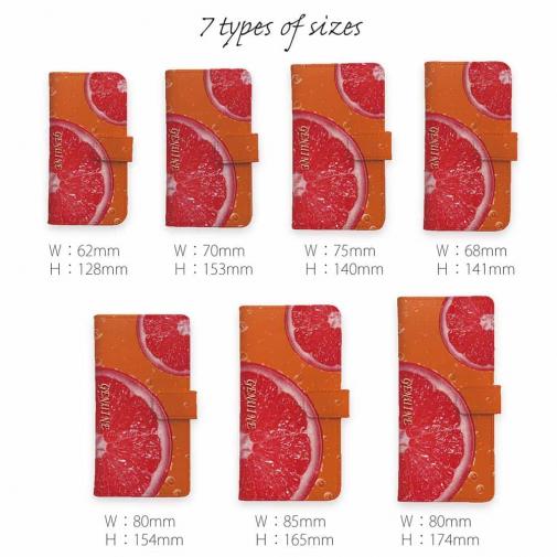 【Genuine】【手帳型】グレープフルーツ