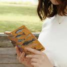 【手帳型】【FISH MAN】テトラ帯は釣り天国！ オレンジ