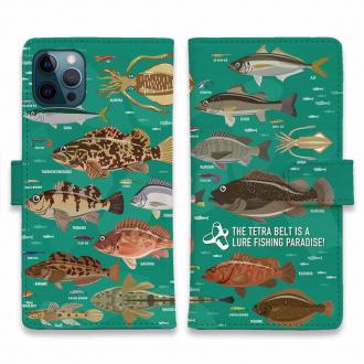 【手帳型】【FISH MAN】テトラ帯は釣り天国！ ミント