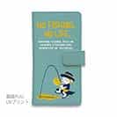 【手帳型】【釣りざんまい】ウトウトアングラー_ミント