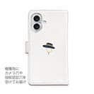 【手帳型】【釣りざんまい】ウトウトアングラー_ホワイト