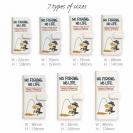 【手帳型】【釣りざんまい】ウトウトアングラー_ホワイト