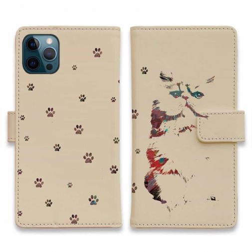 【手帳型】猫の肉球