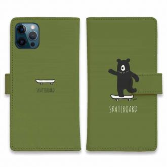 【手帳型】スケボークマさん(wakat)