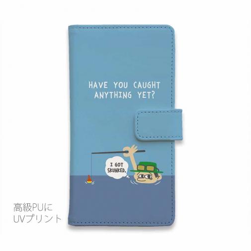 【手帳型】【釣りざんまい】ユニークアングラー