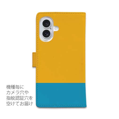 【手帳型】【釣りざんまい】ユニークアングラー_オレンジ