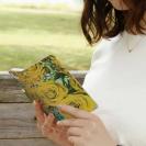 【Genuine】【手帳型】バラ（薔薇）　イエロー