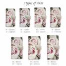 【Genuine】【手帳型】バラ（薔薇）　ピンク