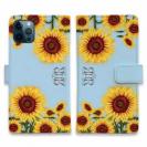 【ROMI HIME】【手帳型】ひまわり　ブルー