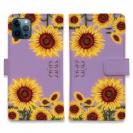 【ROMI HIME】【手帳型】ひまわり　パープル