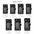 【Genuine】【手帳型】たいやき　ブラック＆ブラック