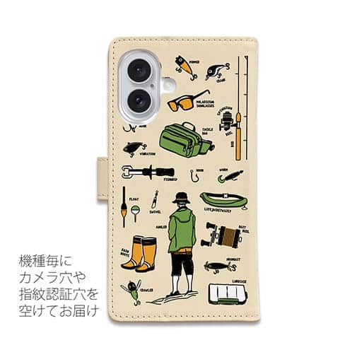 【手帳型】【釣りざんまい】釣りに行く準備