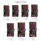 【Genuine】【手帳型】ジーンズ（デニム）　レッド