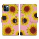 【Genuine】【手帳型】ひまわり　桜ピンク