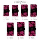 【ROMI HIME】【手帳型】彼岸花　ピンク