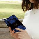 【ROMI HIME】【手帳型】彼岸花　ブルー