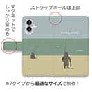 【手帳型】【FISH MAN】クマさんもフィッシング No1