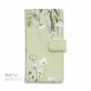【手帳型】デリケートペイント グリーン